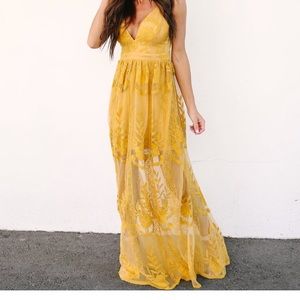 Perfect summer dress- mustard